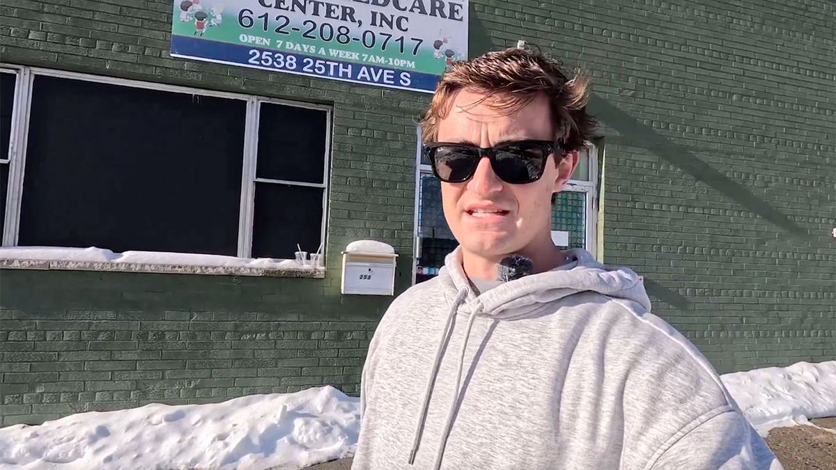 Nick Shirley at a daycare in Minnesota