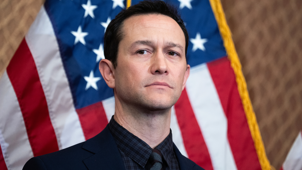Actor Joseph Gordon-Levitt attends a news conference about the Sunset Section 230 Act on Capitol Hill