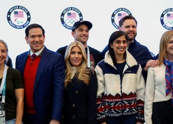 Vice President Vance meets Team USA Olympic athletes before winter games