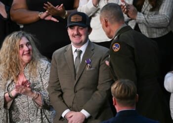 Trump awards Purple Heart to National Guard shot by gunman in D.C.