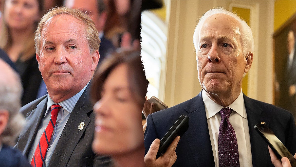Texas Attorney General Ken Paxton and Sen. John Cornyn, R-Texas