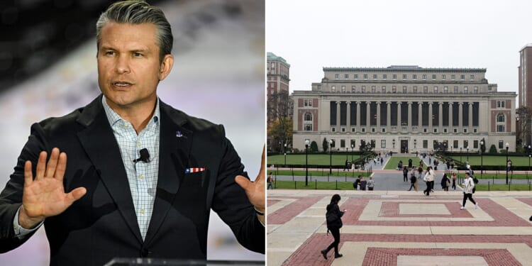 Hegseth orders complete ban on military attendance at Ivy Leagues like Columbia, Yale