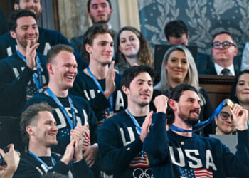 HuffPo Appalled by Video of Men's Hockey Team's Return to US: 'It's Almost Hard to Watch'