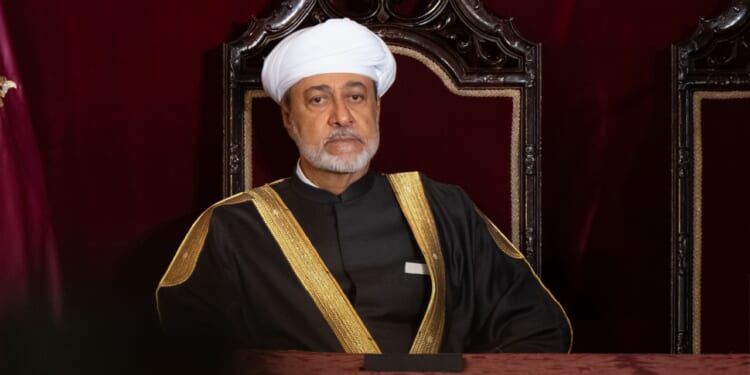 Sultan of Oman on visit to Spain.