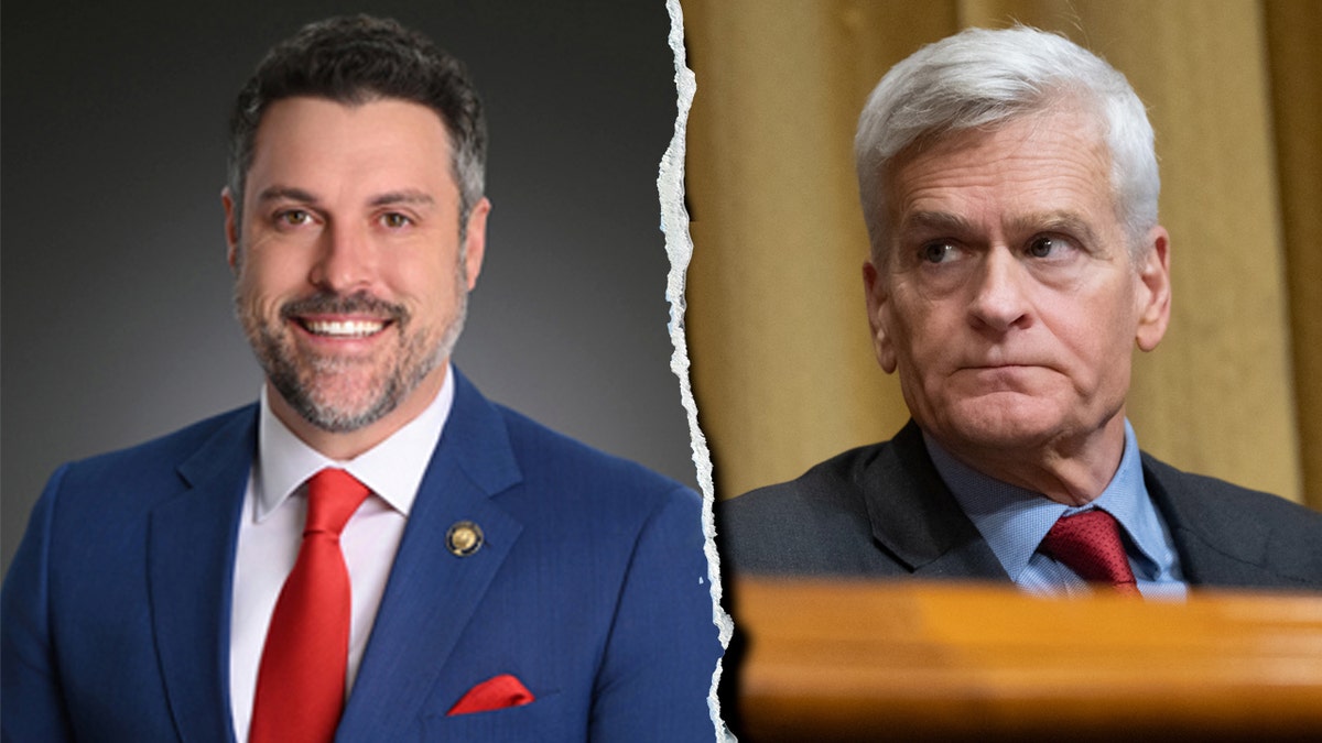 Left: Louisiana state Sen. Blake Miguez; Right: U.S. Sen. Bill Cassidy