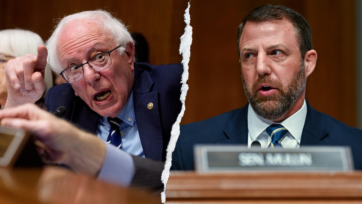 Sen. Markwayne Mullin and Sen. Bernie Sanders split