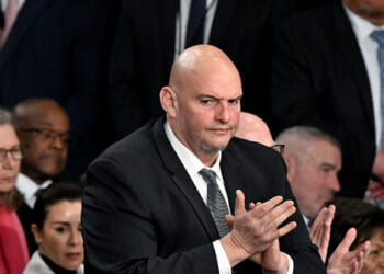 Sen. Fetterman Dismisses Criticism for Shaking Trump's Hand at SOTU
