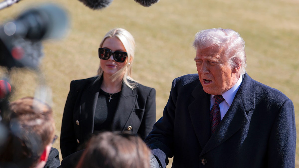 Karoline Leavitt and Donald Trump