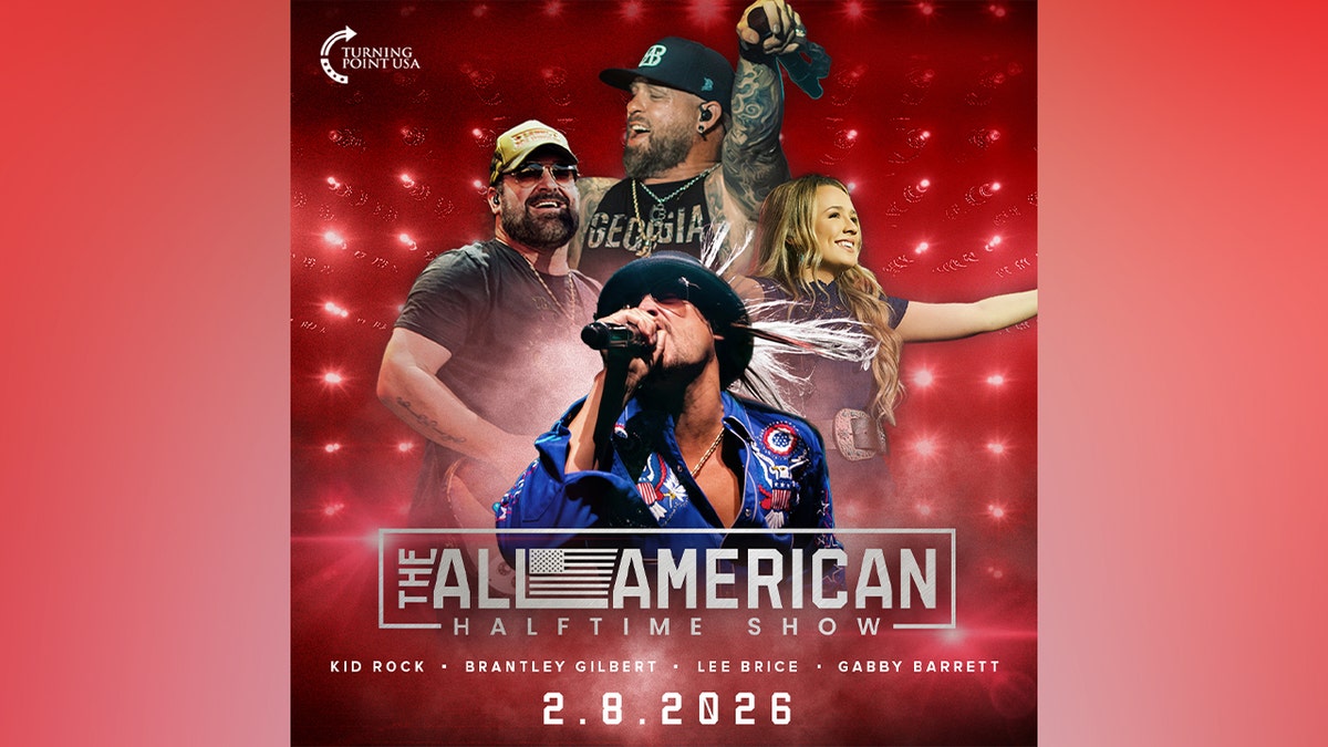 A promo for TPUSA's alternative halftime show.