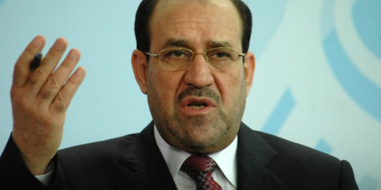 Iraqi prime minister Nuri al-Maliki in Germany.
