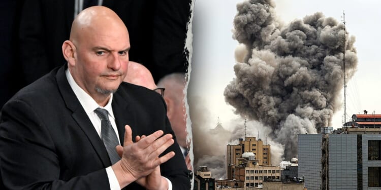 Fetterman defends Iran strikes, blasts Democratic critics in party