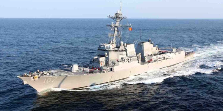 Trump, Wright signal possible Navy escorts in Strait of Hormuz; none underway