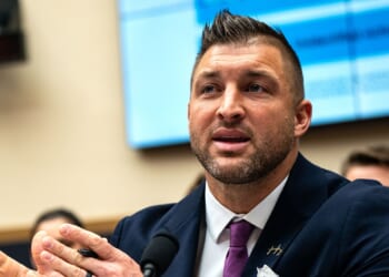 Tebow urges Congress to fight child trafficking, abuse in emotional plea