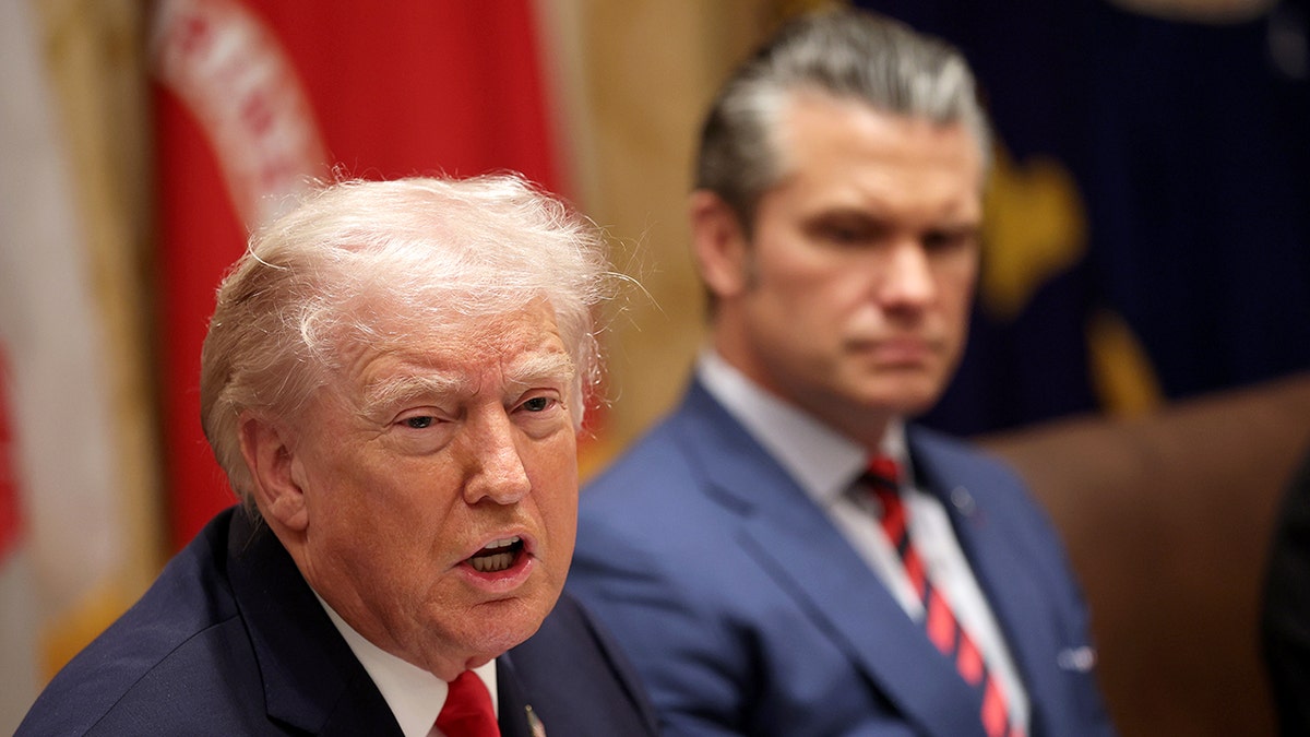 President Donald Trump and Defense Secretary Pete Hegseth