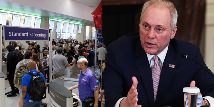 Scalise slams Democrats as DHS shutdown hits TSA, airport delays grow