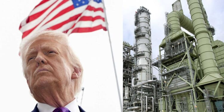 'REAL ENERGY DOMINANCE!' Trump announces 'historic' deal to open first oil refinery in 50 years.
