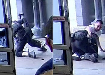 Venezuelan migrant accused o officer assault, grabbing gun, evading arrest