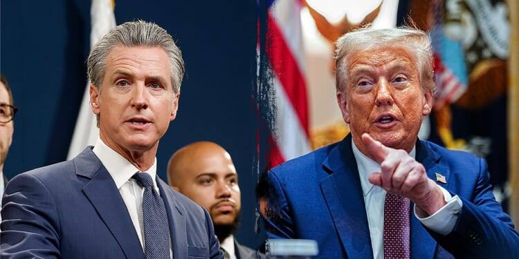 Trump questions Newsom's ability to serve due to dyslexia