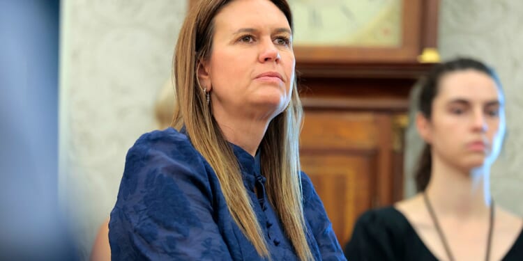 Gov Sarah Huckabee Sanders says she was asked to leave Arkansas restaurant