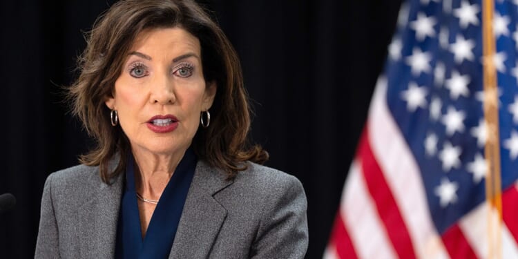 Democratic New York Gov Kathy Hochul indicates state's tax base has eroded