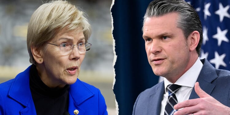 Warren downplays Nazi-linked symbol after scrutinizing Hegseth's Christian tattoos