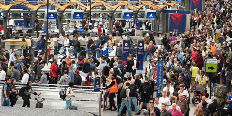 'Absolute insanity': Democrats' DHS shutdown has travelers lining up outside Atlanta airport