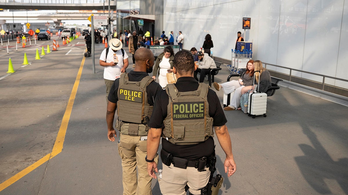 ICE agents outside Atlanta airport