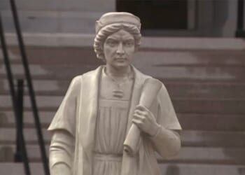 Christopher Columbus replica statue installed on White House grounds