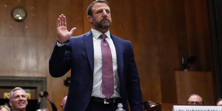 Sen. Markwayne Mullin sworn in as new DHS secretary, replacing Noem