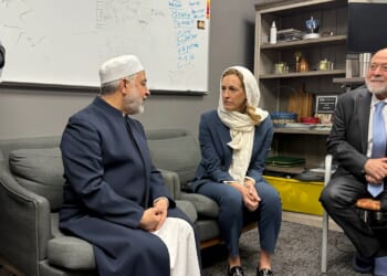 Gov. Mikie Sherrill visits mosque led by imam with alleged Hamas ties