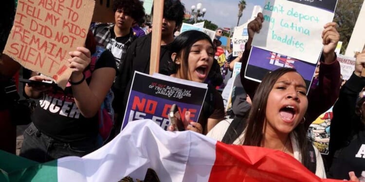 Welcome to the new high-school activism: One side chants, the other gets punished