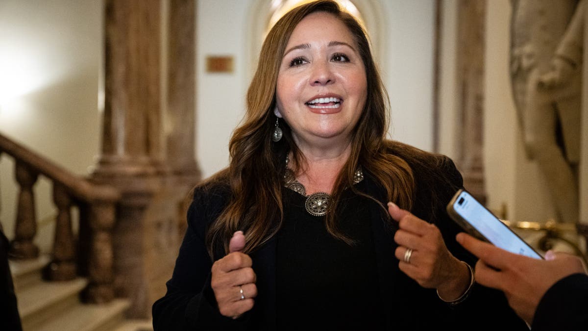 Adelita Grijalva stands outside the chamber of the U.S. House of Representatives