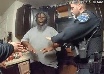 Man in mental health crisis grabs cop's gun, pulls trigger as he's being restrained; another officer opens fire: Officials