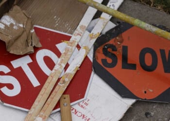 Los Angeles area rallies around dad arrested for installing his own stop signs to make corner safer