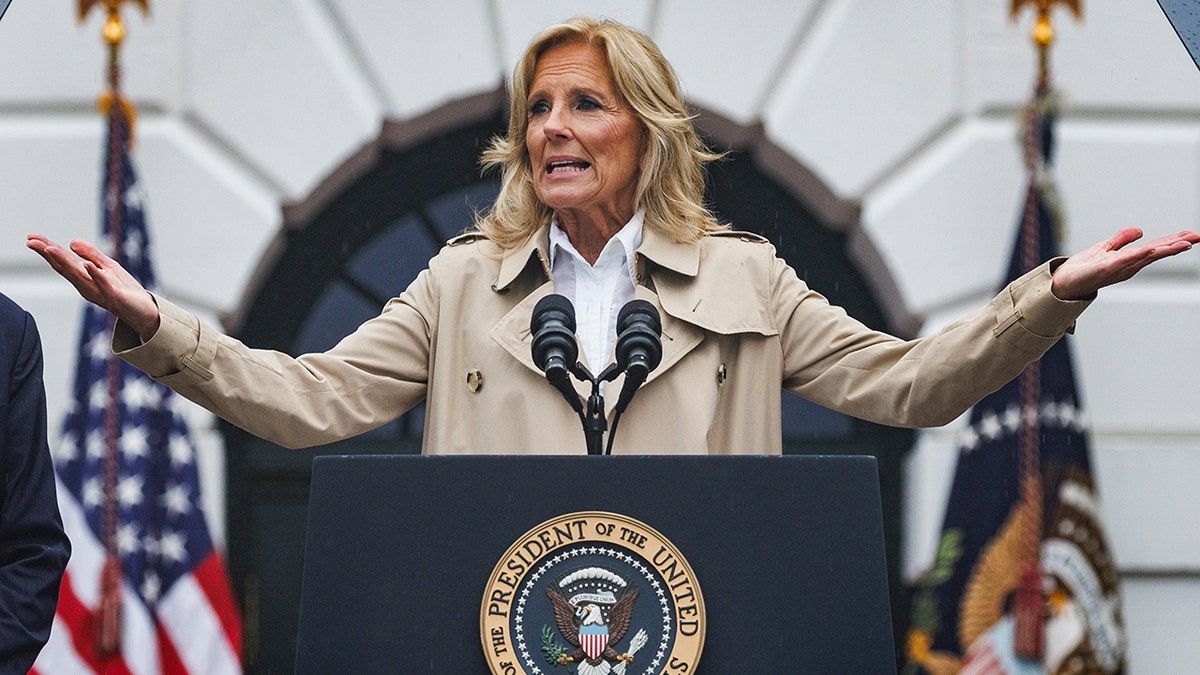Then-first lady Jill Biden in 2024