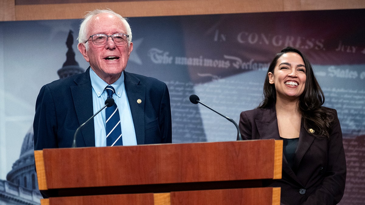 Sen. Bernie Sanders and Rep. Alexandria Ocasio-Cortez