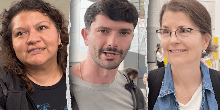 Travelers stuck in massive TSA lines give rave reviews to ICE agents helping