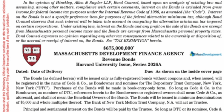 Harvard To Borrow Another $675 Million as Applications Plunge