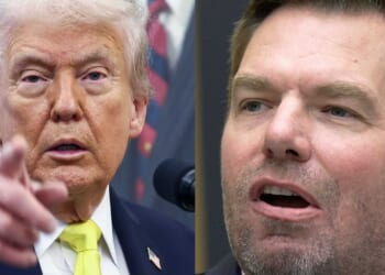 Swalwell lashes out at Trump after FBI reportedly looks to release files on his alleged Chinese spy scandal