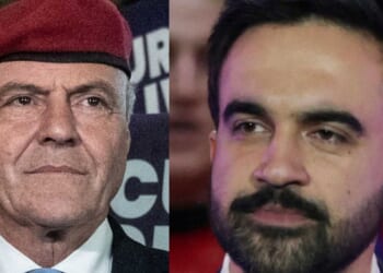 Curtis Sliwa cozies up to Mamdani in cutesy cat comedy sketch — and Republicans are calling him a traitor