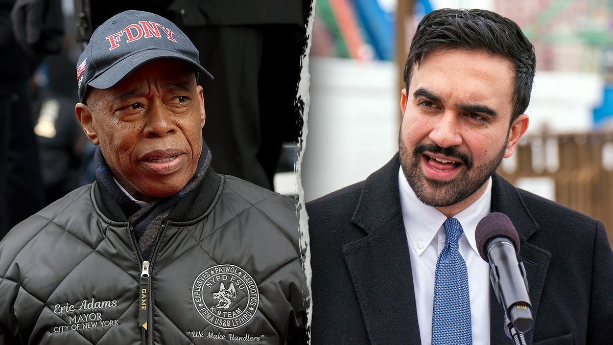 Eric Adams and Zohran Mamdani