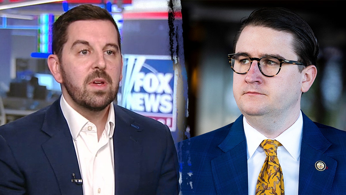 Rep Addison McDowell (right) and his chief of staff Alex Vargo (left)