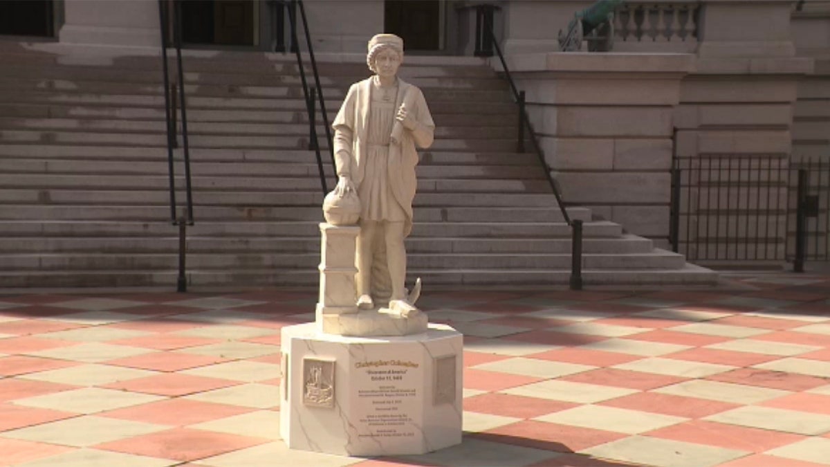 Columbus statue revived