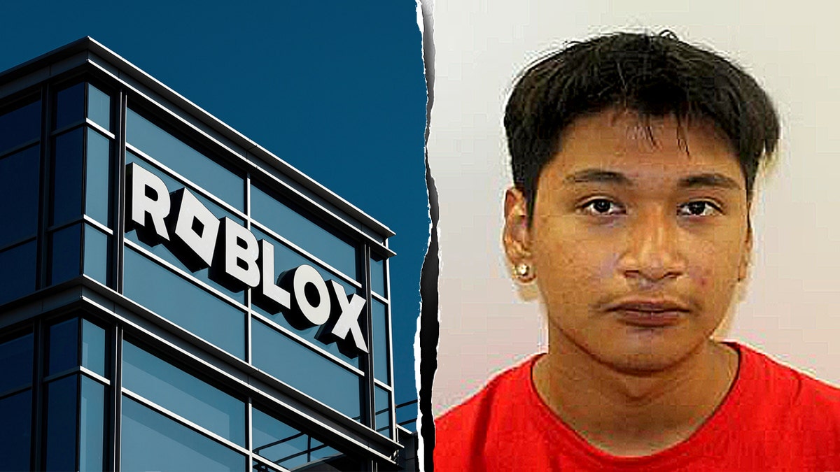 Roblox building next to illegal migrant Angel David Rubio Marin