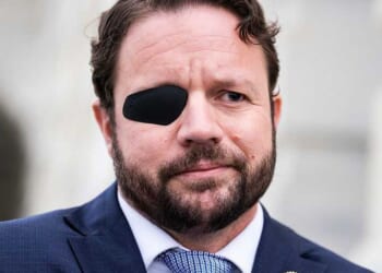 Dan Crenshaw blames voters, 'conspiracies' for humiliating loss in whiny interview with Margaret Brennan