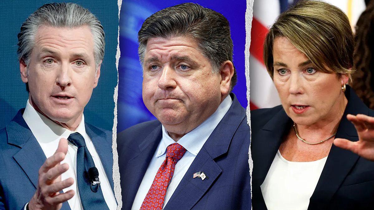 Gavin Newsom, JB Pritzker, Maura Healey