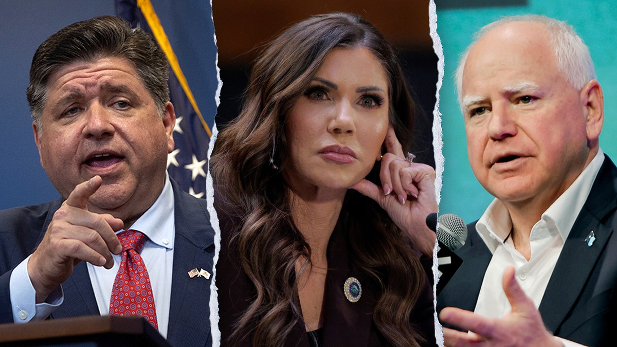 JB Pritzker, Noem and Walz