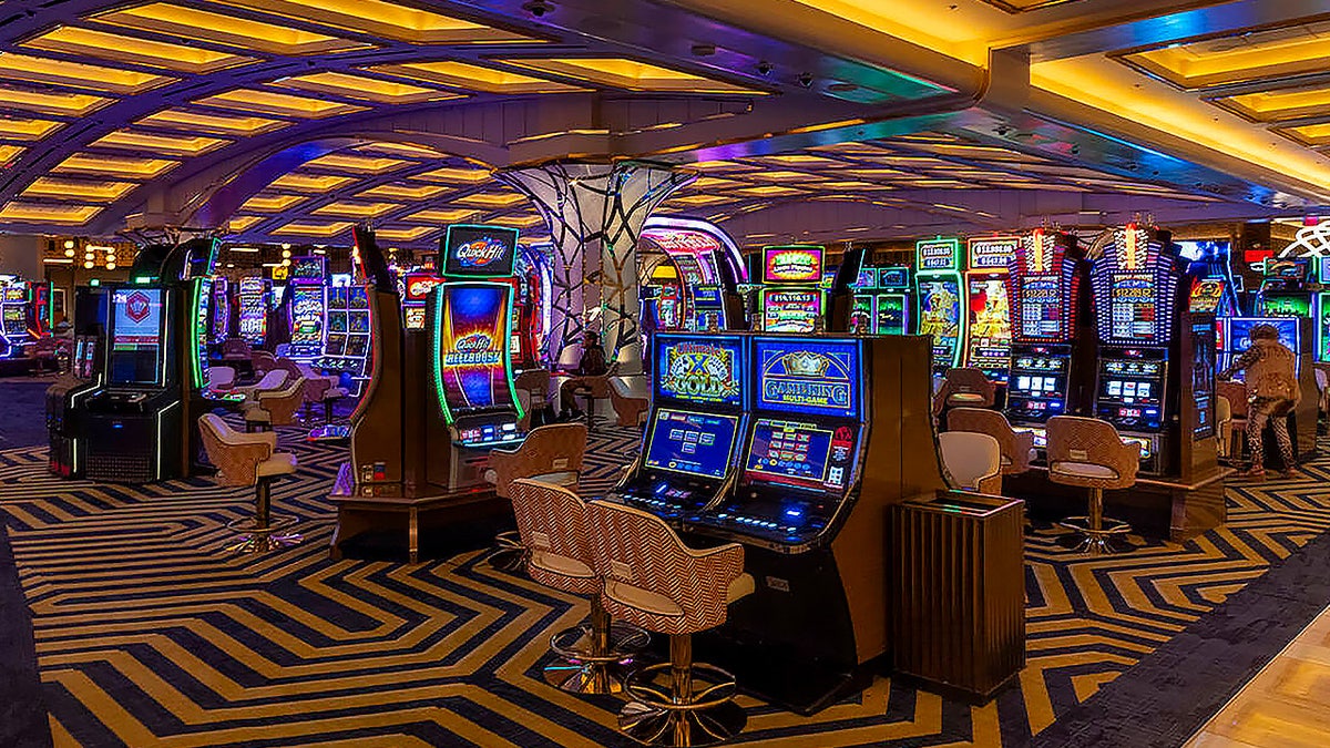Slot machines at a casino