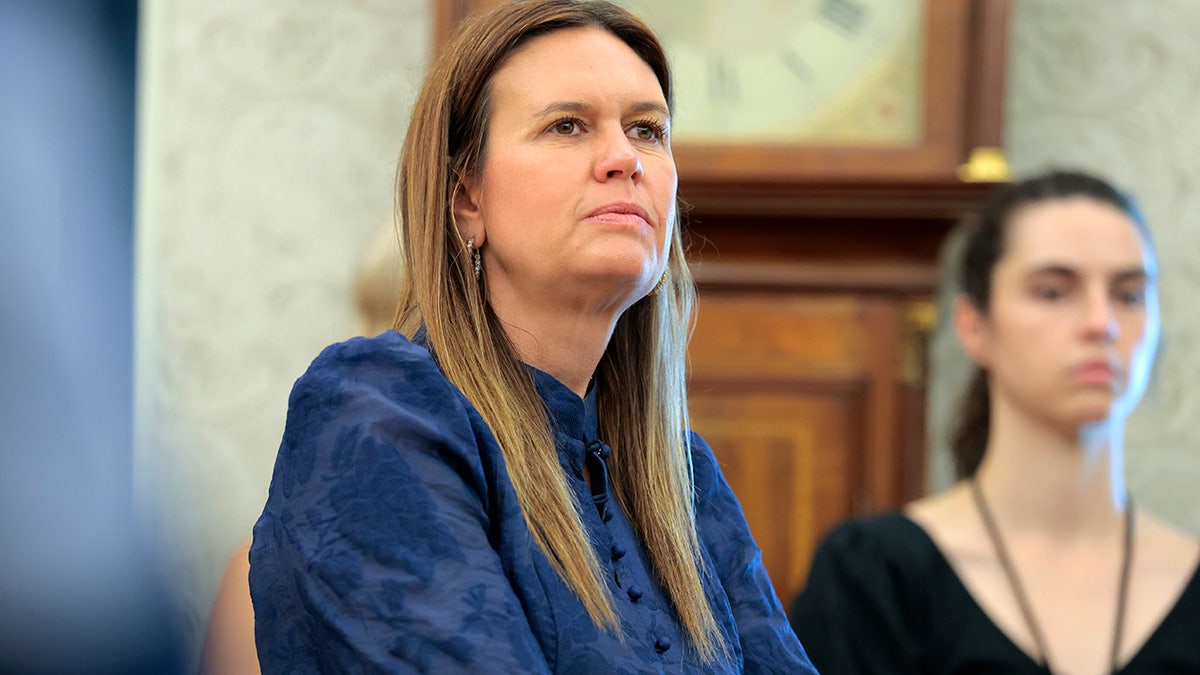 Arkansas Gov. Sarah Huckabee Sanders in Washington