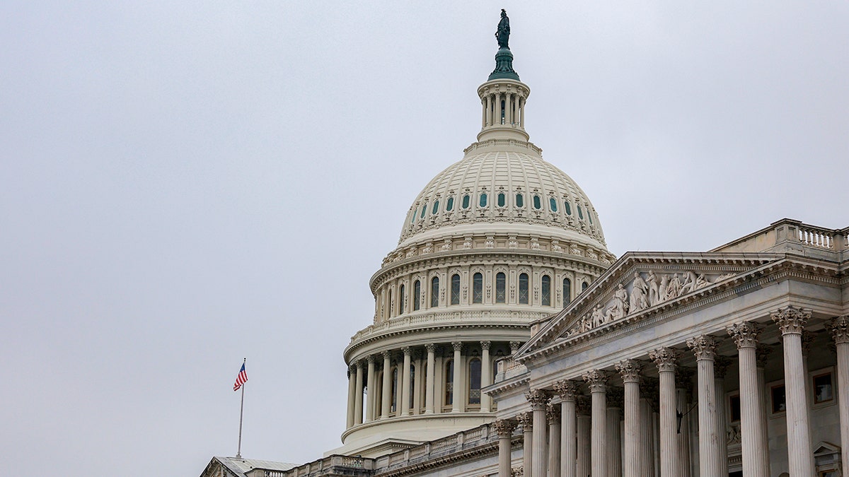 Street view of the Capitol building.